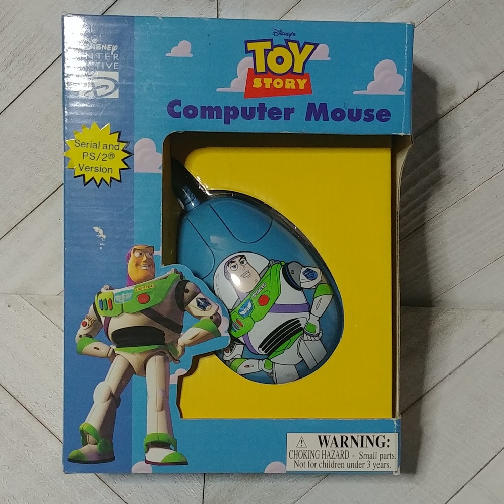 NWT Disney Pixar Buzz Wired Computer Mouse